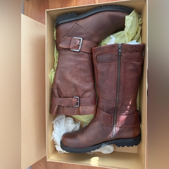 Gentle Souls by Kenneth Cole Buckled Up Leather Boots (Size 8.5) - Picture 7 of 8